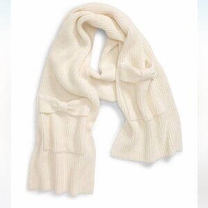 Kate Spade Bow Knit Scarf
